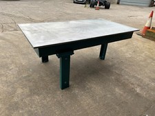 6ft 6.5" X 3ft 6 ENGINEERS CAST IRON SURFACE TABLE MARKING OUT WELDING UK A-53