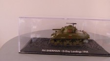 Atlas Editions WW2, M4A2 Sherman 1944 Diecast Scale Model with Case 1:72