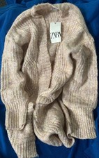 Zara peach pink  cardigan with