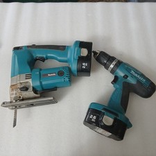 Makita Jigsaw 4334D 18v & Makita Drill 8391D 18v + 2 Batteries 18v 2.6Ah