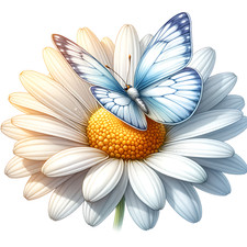 Butterfly Blue Morpho Vinyl