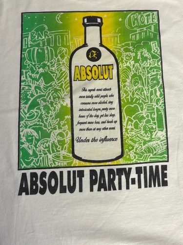 Absolut party time shirt - absolut, t-shirt
