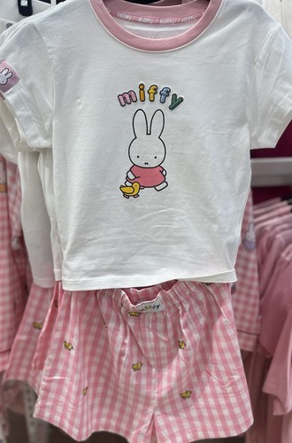 Miffy bunny shorts pyjama set - shorts,