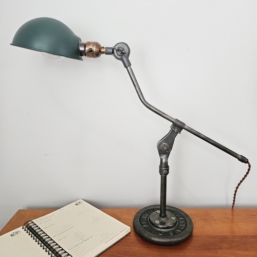 Vintage industrial desk lamp - vintage,