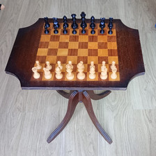 Vintage wooden Staunton chess