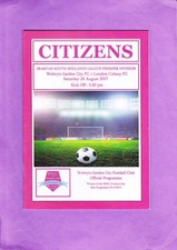 Welwyn Garden City v London