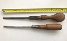 Vintage wooden screwdrivers x