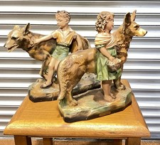 1930s Art Deco Pair Good