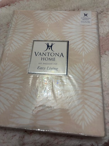 Vantona bnwt pale pink white - vantona,