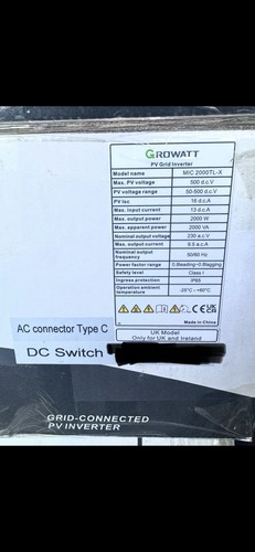 Growatt mic 2kw - growatt,