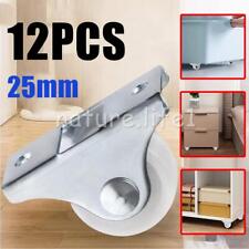 12Pcs Fixed Castor Wheels for