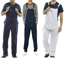 MEN'S WORK WEAR DRILL BIB AND