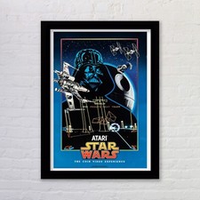 Framed Atari Star Wars Arcade