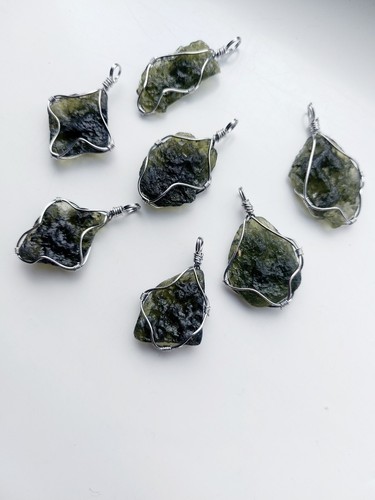 Natural moldavite rough - moldavite,