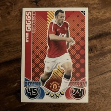 Match Attax 2010/11 Ryan Giggs Base Card (Read Description)