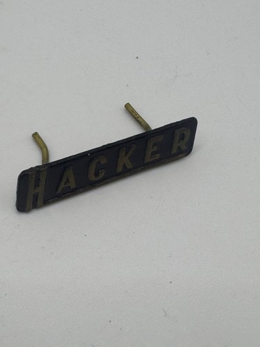 Vintage hacker radio metal - hacker,