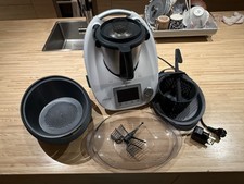 Thermomix TM5 Vorwerk Food Processor White, Full-Size with Accessories