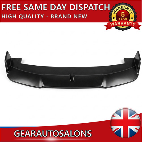 Gloss black rear spoiler - black, boot