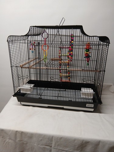 Black bird cage - cage, budgie