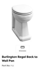 BURLINGTON BACK TO WALL TOILET