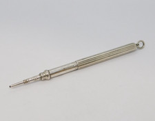 Sampson Mordan & Co. Sterling Silver Cased Propelling Pencil Antique c1910