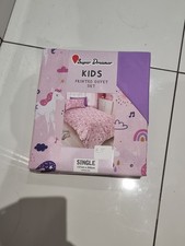 Girls Single Unicorn Duvet Cover with Pillowcase