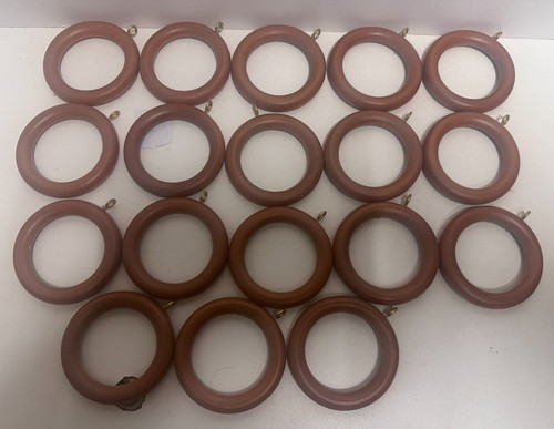 Wooden curtain rings for - curtain,