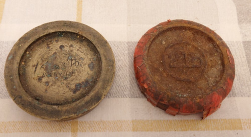 Pair 2lb round scale - pair,