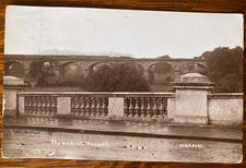 VIADUCT, HANWELL, EALING Antique c1920 APPLEBEE Real Photo PostCard WHARNCLIFFE