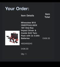 Milwaukee M18 ONEPP2A3-502X