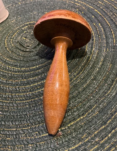 Vintage wooden darning - vintage,