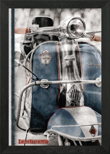 Lambretta 150 framed wall - lambretta,