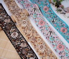 Floral Embroidered Lace Trim