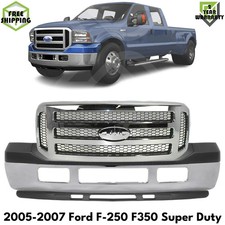 Front bumper chrome valance - front,