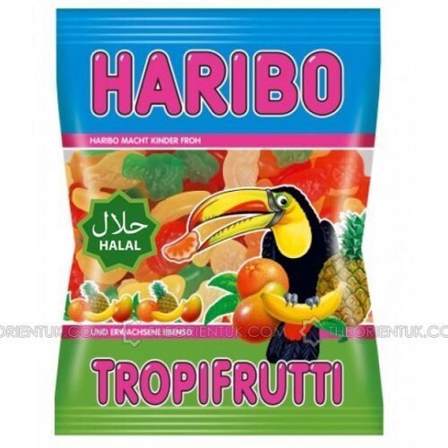 Haribo halal tropifrutti g - tropifrutti,