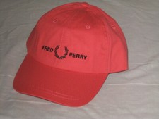 BNWT FRED PERRY   Graphic Cotton Sports Cap   Hibiscus Pink