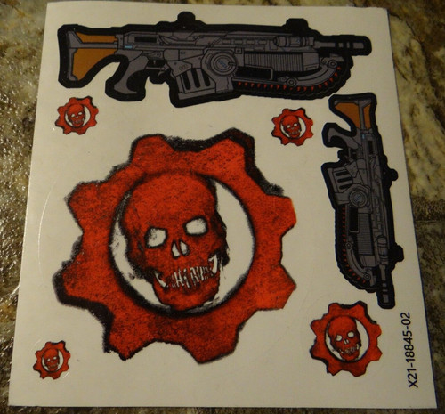 Gears war stickers - war, 4