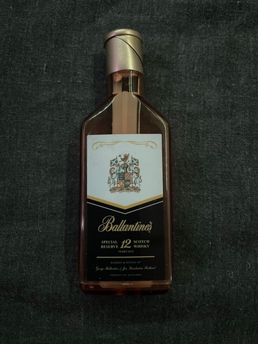 Mini ballantines whisky bottle - mini,
