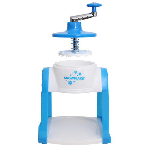 Snowflake hand crank - hand, snow