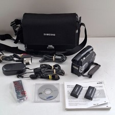 Samsung VP-DC165WB Compact Mini DVD Camcorder w/ Case, Charger, Instructions
