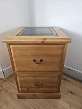 Vintage pine drawer filing - vintage, 2-drawer