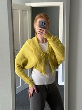 Fluffy Mohair Lime Green Knit