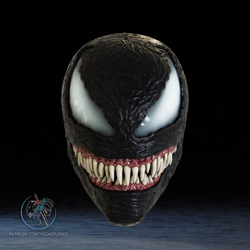 Venom helmet printed - venom, 2