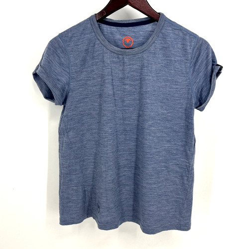Isobaa merino shirt blue - merino, t-shirt