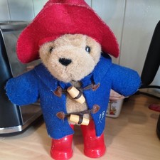 Paddington Bear P & Co Ltd c.2011 Plush Teddy Soft Toy 9” Tall 