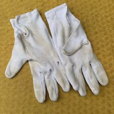 British Army Surplus Issue White Cotton Gloves Cloth Parade Uniform Unmarked UK