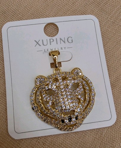 14k gold plated tiger head - 14k,