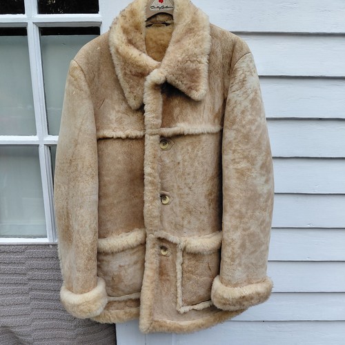 Vtg knights genuine - knights, sheepskin