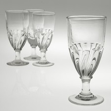Four French Antique Absinthe Glasses c1890