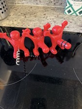 NOVELTY SET OF 3 RED HAPPY MAN